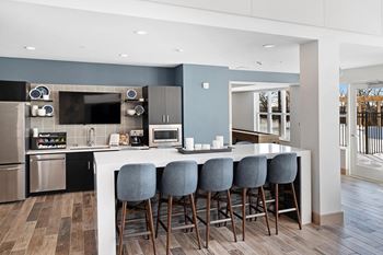 Efficient Appliances In Kitchen at The Bluffs at Liberty Glen, St. Cloud, Minnesota